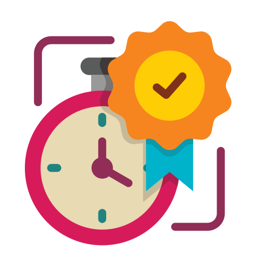 reliable time icon for handyman service